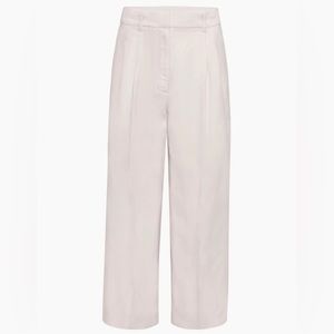 Aritzia - Wilfred Cropped Linen Effortless Pants